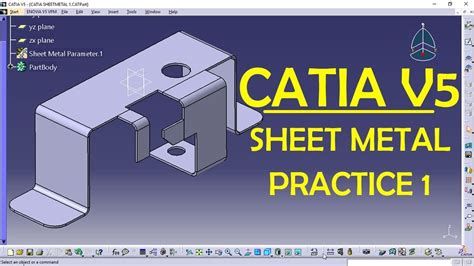 catia v5 sheet metal design tutorial pdf|CATIA sheet metal design PDF.